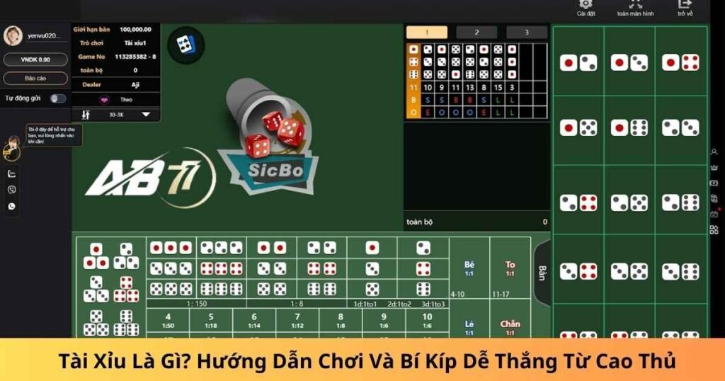 Tài Xỉu Là Gì? Hướng Dẫn Chơi Và Bí Kíp Dễ Thắng Từ Cao Thủ